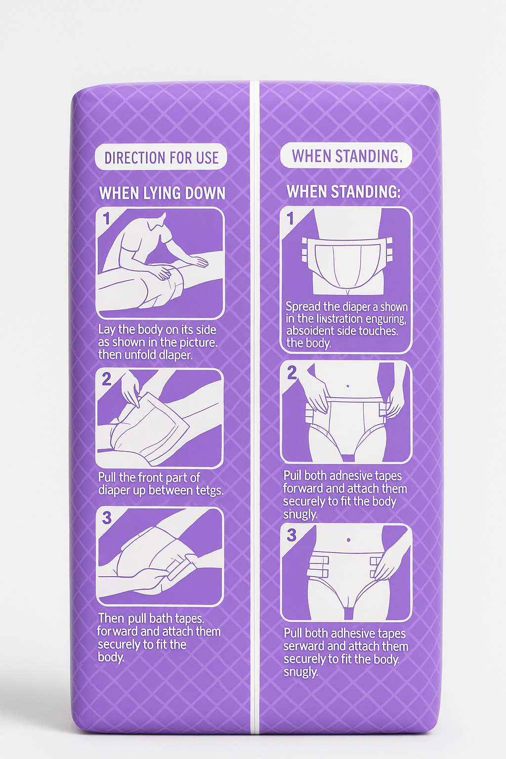 Silver House Adult Diaper – High Absorbency Large,XLarge-Made In Korea