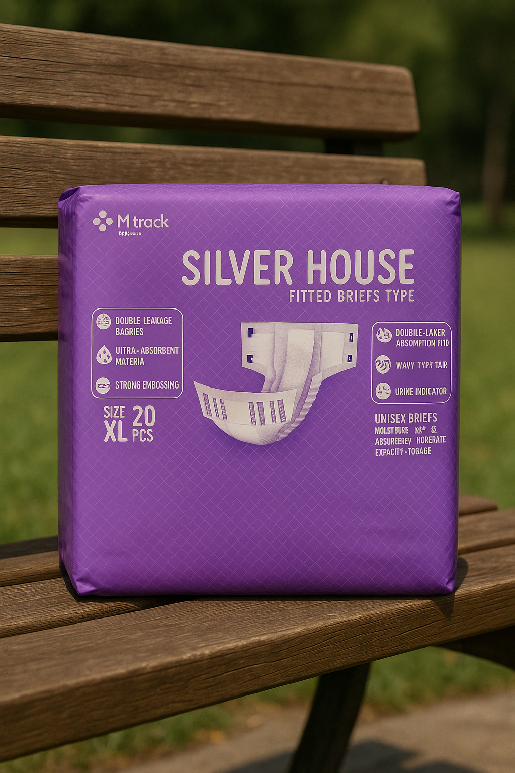 Silver House Adult Diaper – High Absorbency Large,XLarge-Made In Korea